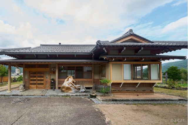 Traditional Japanese residence in Hida Takayama, showcasing regional architecture and authentic countryside setting